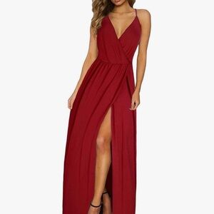 Chic Red Maxi Dress
